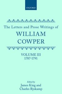 bokomslag The Letters and Prose Writings: III: Letters 1787-1791