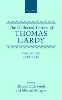 bokomslag The Collected Letters of Thomas Hardy: Volume 6: 1920-1925