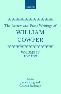 bokomslag The Letters and Prose Writings: IV: Letters 1792-1799