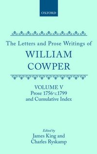 bokomslag The Letters and Prose Writings: V: Prose 1756-c.1799 and Cumulative Index