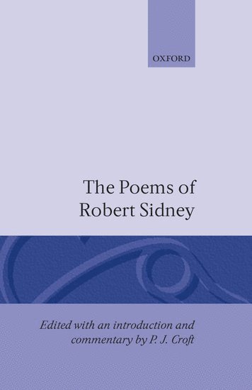 The Poems of Robert Sidney 1
