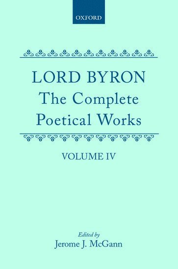 The Complete Poetical Works: Volume 4