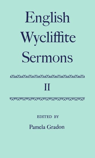 English Wycliffite Sermons: Volume II 1