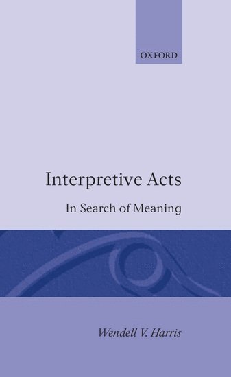 Interpretive Acts 1