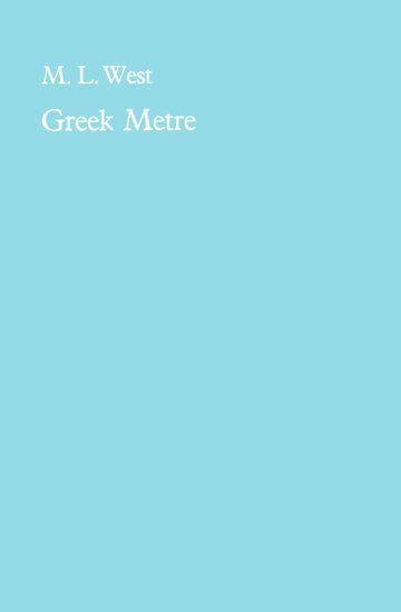 Greek Metre 1