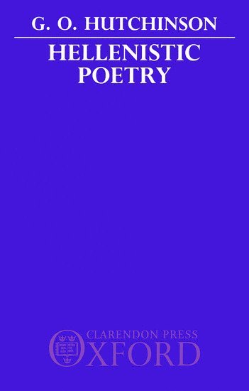 Hellenistic Poetry 1