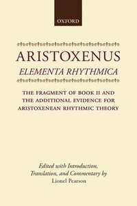 bokomslag Aristoxenus Elementa Rhythmica