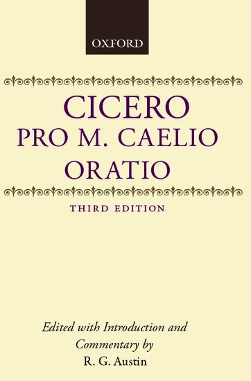 Cicero, R. G. Austin - Pro Caelio, Häftad