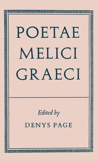 bokomslag Poetae Melici Graeci