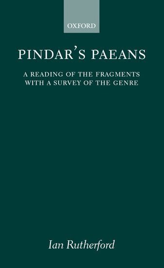 Ian Rutherford - Pindar's Paeans, Inbunden