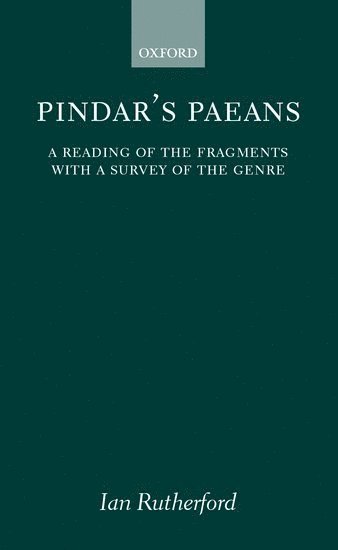 bokomslag Pindar's Paeans
