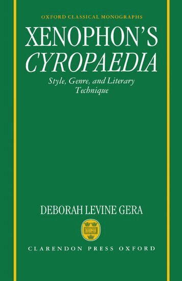 Deborah Levine Gera - Xenophon's Cyropaedia, Inbunden