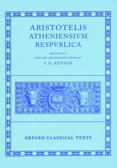 Aristotle Atheniensium Respublica 1