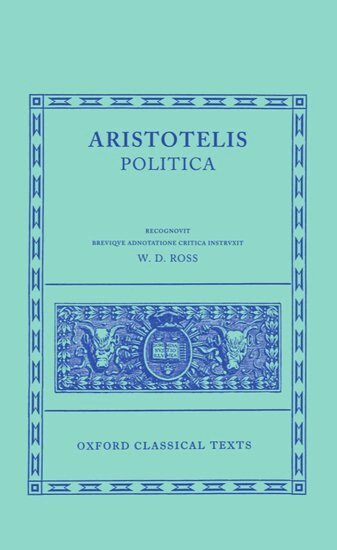 Aristotle, David Ross - Aristotle Politica, Inbunden
