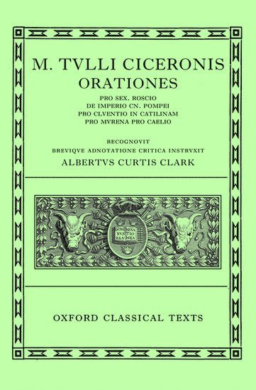 Cicero Orationes. Vol. I 1