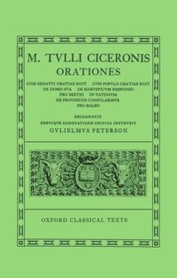 bokomslag Cicero Orationes. Vol. V