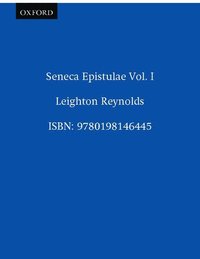 bokomslag Seneca Epistulae Vol. I