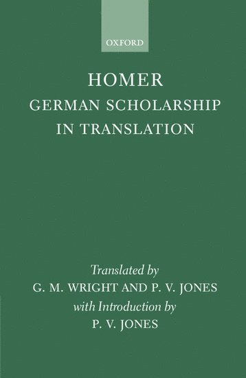 bokomslag Homer: German Scholarship in Translation