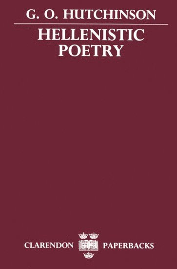 bokomslag Hellenistic Poetry