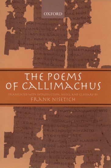 The Poems of Callimachus 1