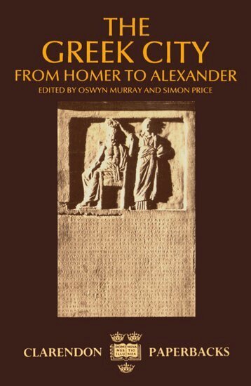 Murray, Price - The Greek City, Häftad