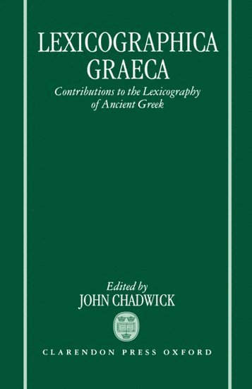 Lexicographica Graeca 1