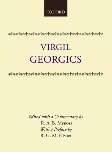 Virgil, R. A. B. Mynors - Georgics, Häftad