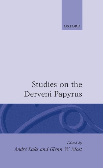Studies on the Derveni Papyrus 1