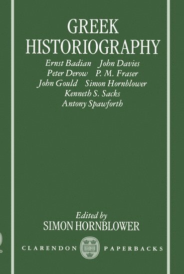 bokomslag Greek Historiography