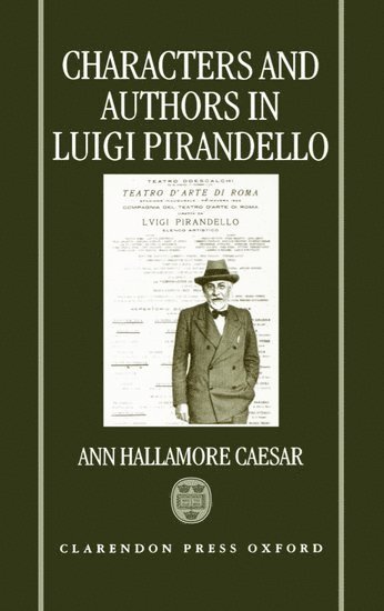 bokomslag Characters and Authors in Luigi Pirandello