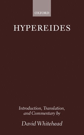 bokomslag Hypereides: The Forensic Speeches