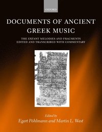 bokomslag Documents of Ancient Greek Music