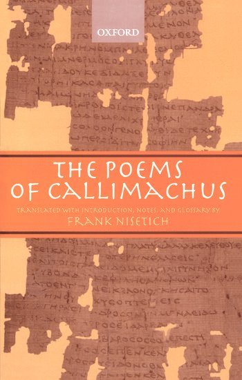 The Poems of Callimachus 1