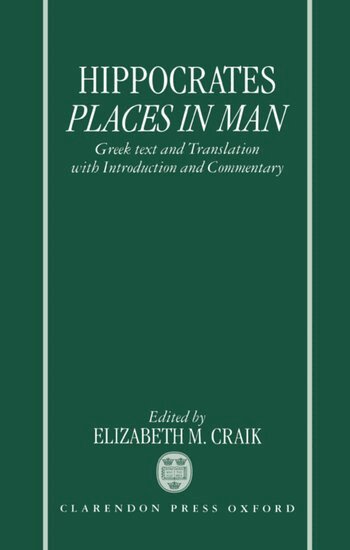 Hippocrates - Hippocrates: Places in Man, Inbunden