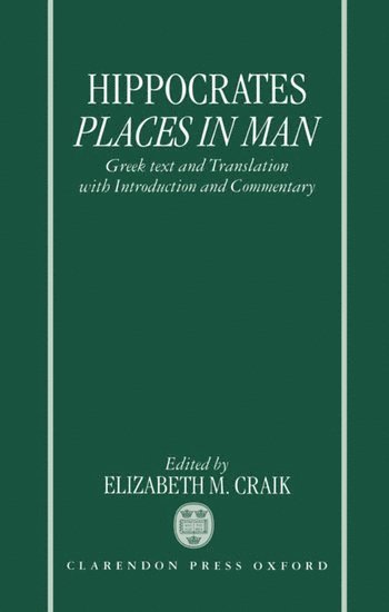 bokomslag Hippocrates: Places in Man