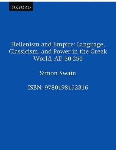 bokomslag Hellenism and Empire