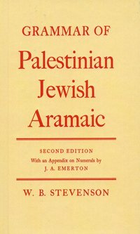 bokomslag Grammar of Palestinian Jewish Aramaic