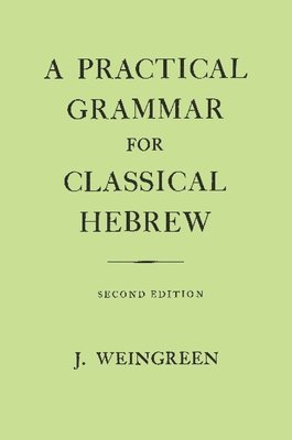 bokomslag Practical Grammar for Classical Hebrew