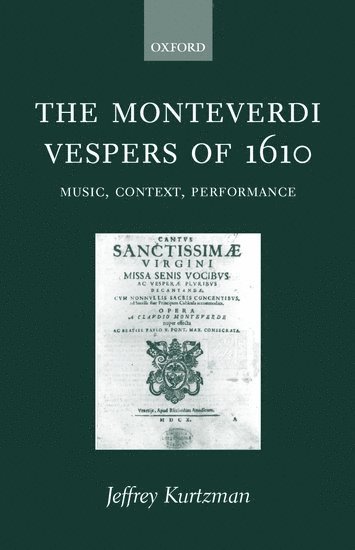 The Monteverdi Vespers of 1610 1