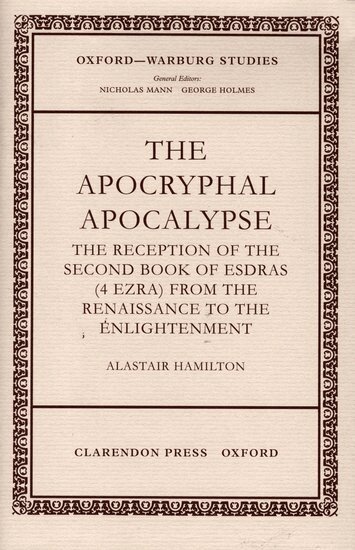 Alastair Hamilton - The Apocryphal Apocalypse, Inbunden