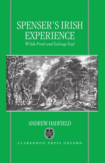 Andrew Hadfield - Edmund Spenser's Irish Experience, Inbunden
