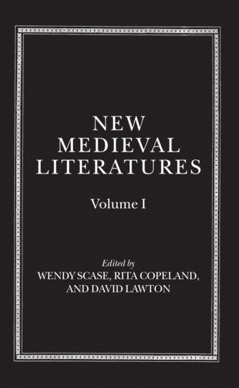 bokomslag New Medieval Literatures