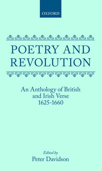 Peter Davidson - Poetry and Revolution, Inbunden