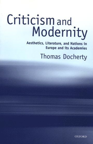 Criticism and Modernity 1