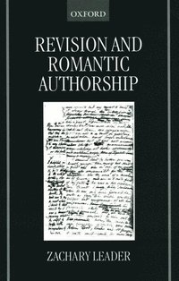bokomslag Revision and Romantic Authorship