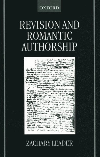 Revision and Romantic Authorship 1