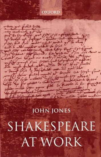 John Jones - Shakespeare at Work, Häftad