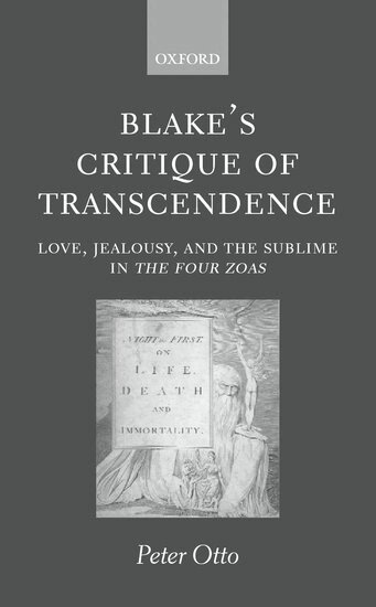 Peter Otto - Blake's Critique of Transcendence, Inbunden