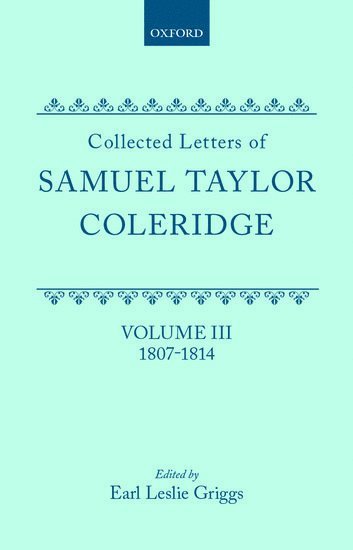 Collected Letters: Volume 3: 1807-1814 1