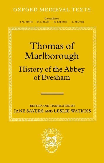 Thomas of Marlborough: History of the Abbey of Evesham 1